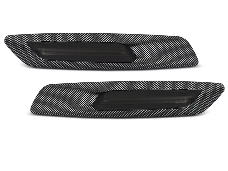 Side Direction Smoke Led Carbon F10 Style Fits Bmw E60/ E90/ E92/ E82