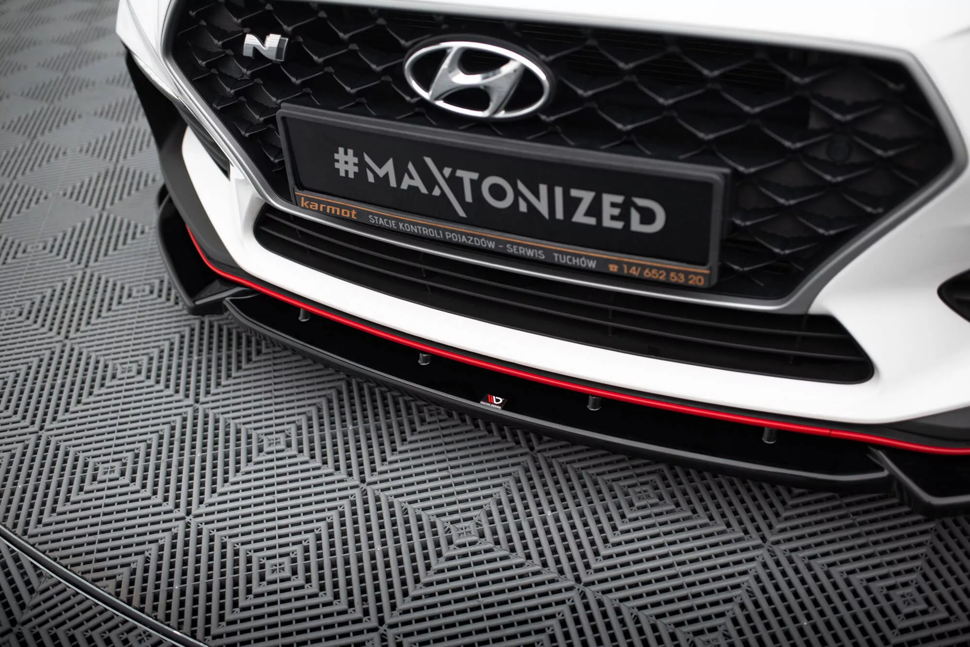 Front Ansatz Passend Für V.5 Passend Für Hyundai I30 N Mk3 Hatchback/ Fastback Schwarz Hochglanz Schwarz Hochglanz