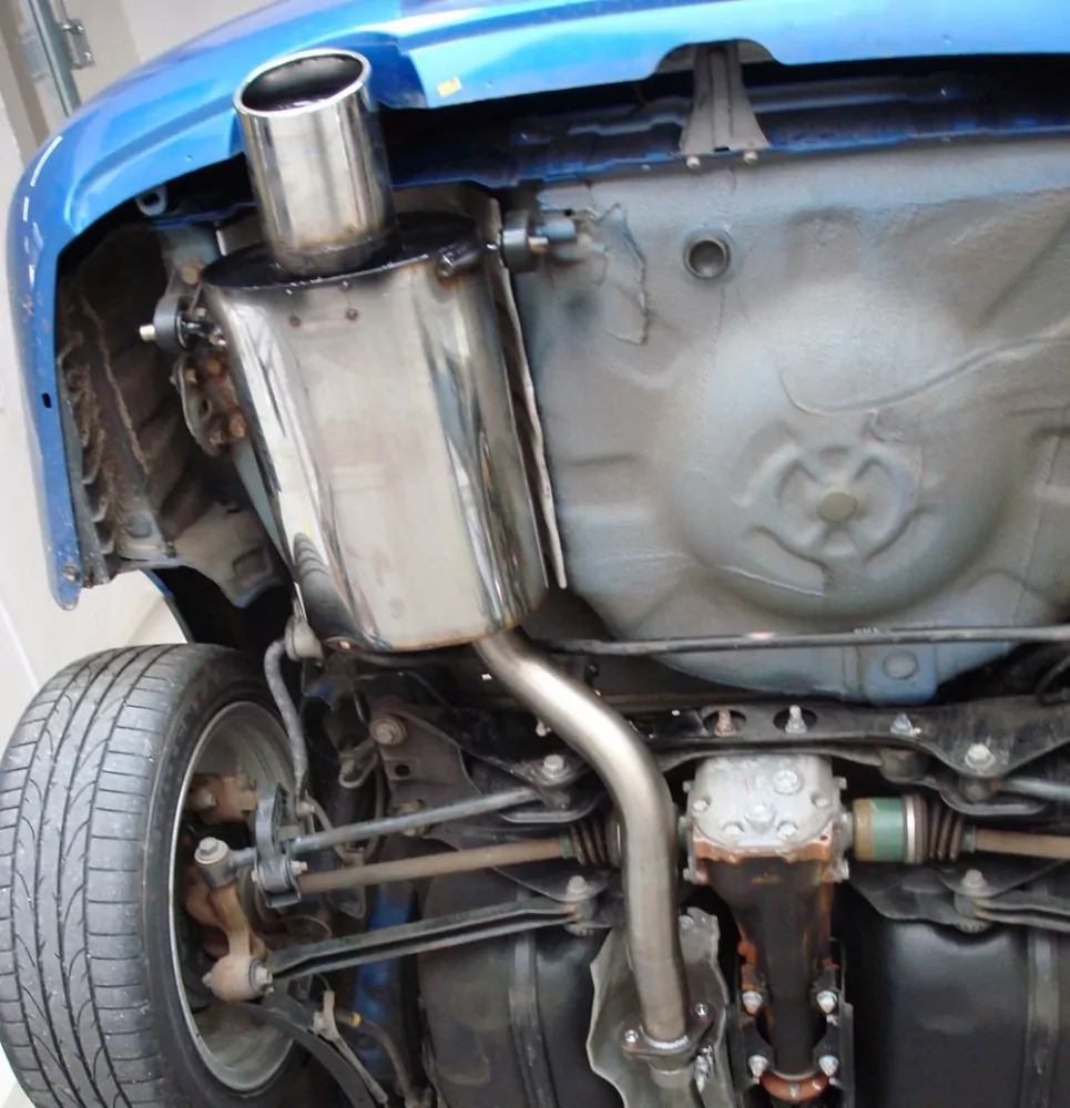 Subaru Impreza GD/ GG - Stufenheck/ Kombi  Endschalldämpfer Ø63,5mm - 129x106 Typ 33
