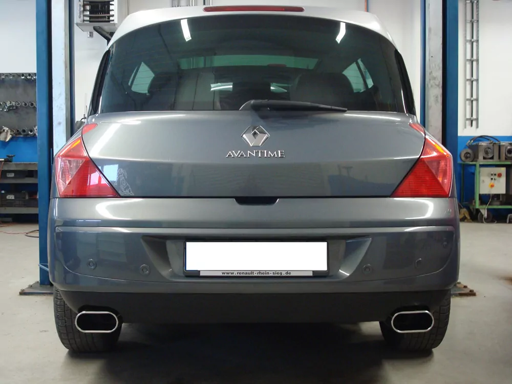 Renault Avantime  Endschalldämpfer quer Ausgang rechts/links - 160x80 Typ 52 rechts/links
