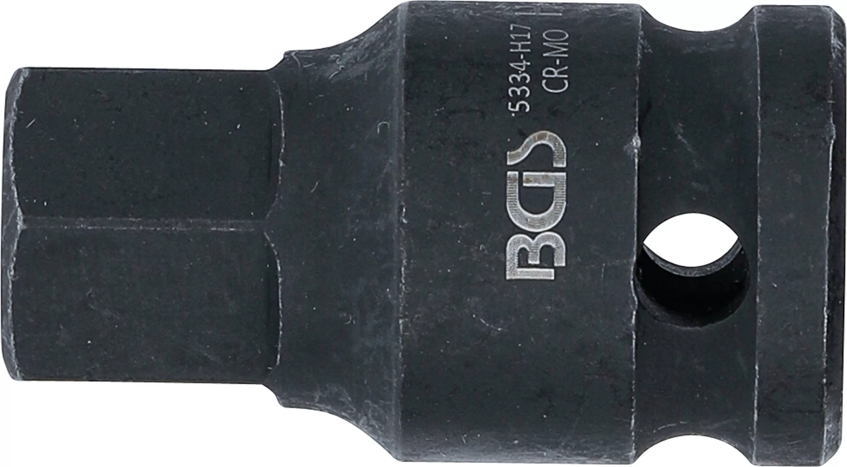 Kraft-Bit-Einsatz | Länge 42 mm | Antrieb Innenvierkant 12,5 mm (1/2") | Innensechskant 17 mm