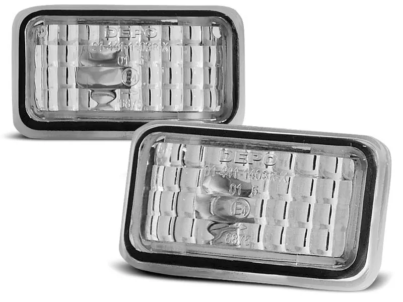 Side Direction Chrome Fits Vw Golf I  Golf Ii  Corrado  Jetta 