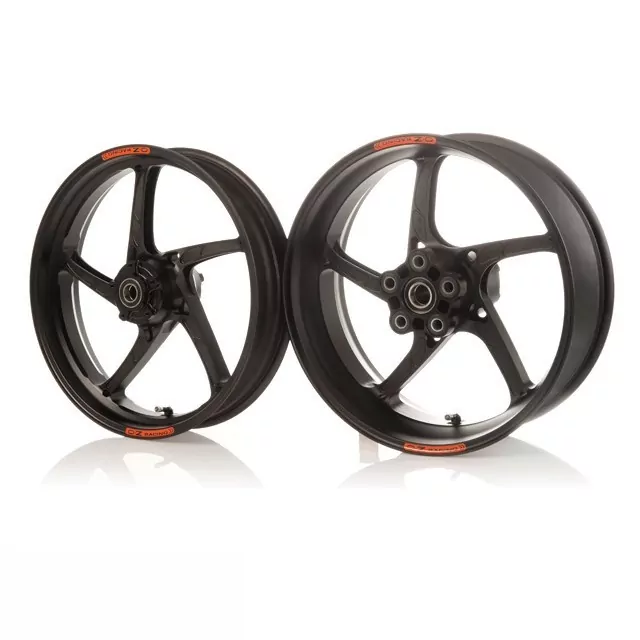 OZ Piega R Aluminium Satz in schwarz matt für Aprilia RS 660 KS / KS1 / KV 2021-2022