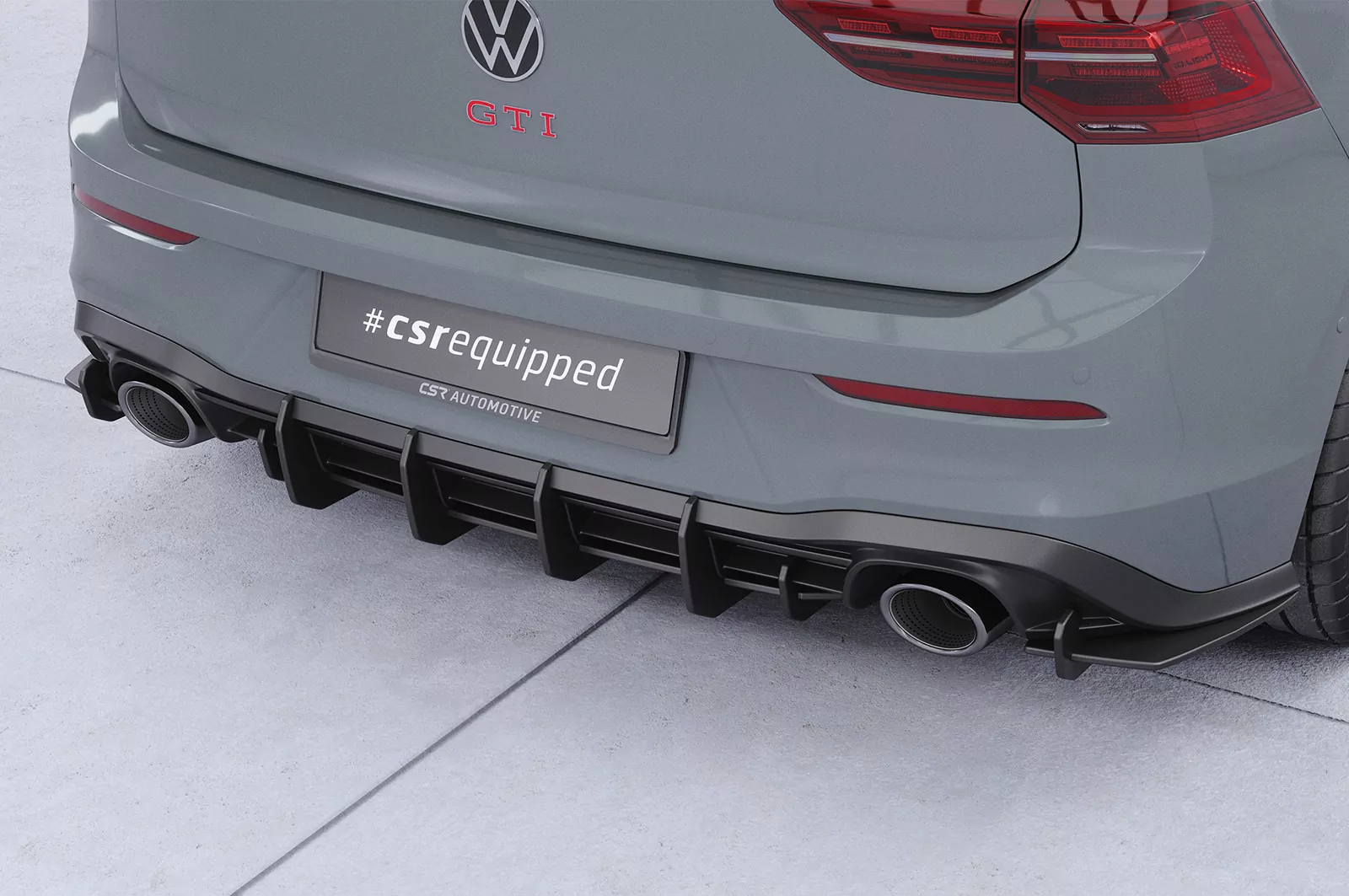 Racing Diffusor / Heckansatz für VW Golf 8 (Typ CD) GTI Clubsport HA316