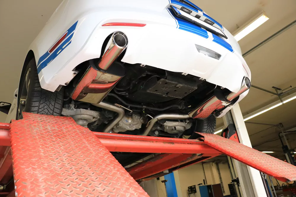 Ford Mustang Coupe & Cabrio - 6/8-Zylinder  Endschalldämpfer rechts/links - 1x100 Typ 67 rechts/links