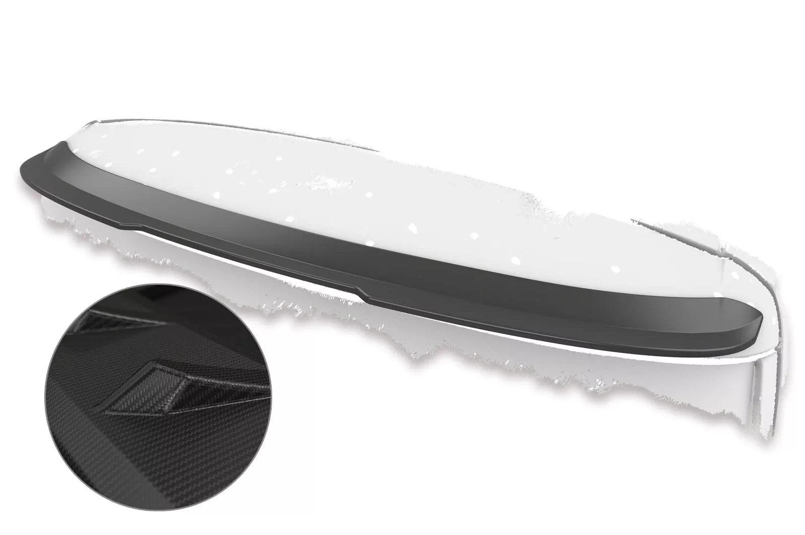 Heckflügel mit ABE für Ford S-Max MK 2 HF708-M Carbon Look (matt)