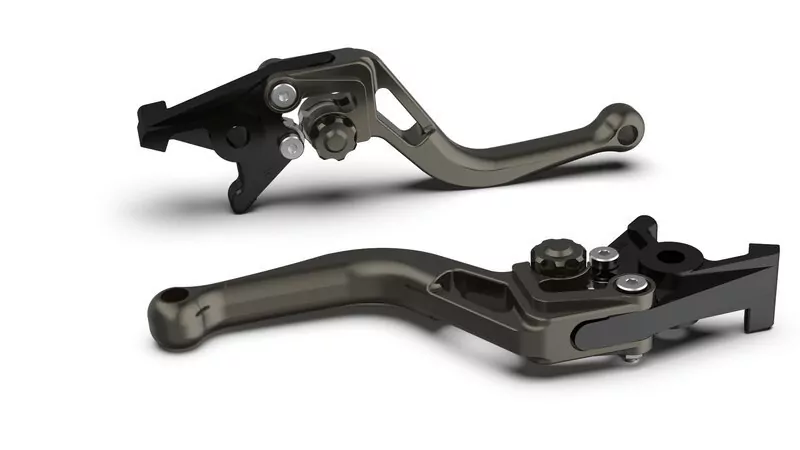 LSL Clutch lever BOW L24, short, anthracite/anthracite