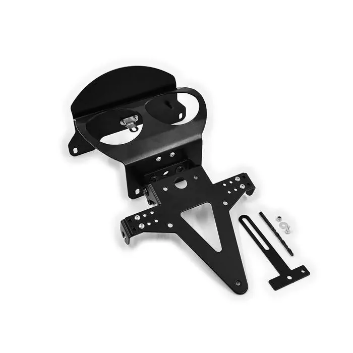 Kennzeichenhalter Suzuki Gsr 600, Bj. 06-11, Verstellbar, Schwarz, Inkl. Reflektorhalter