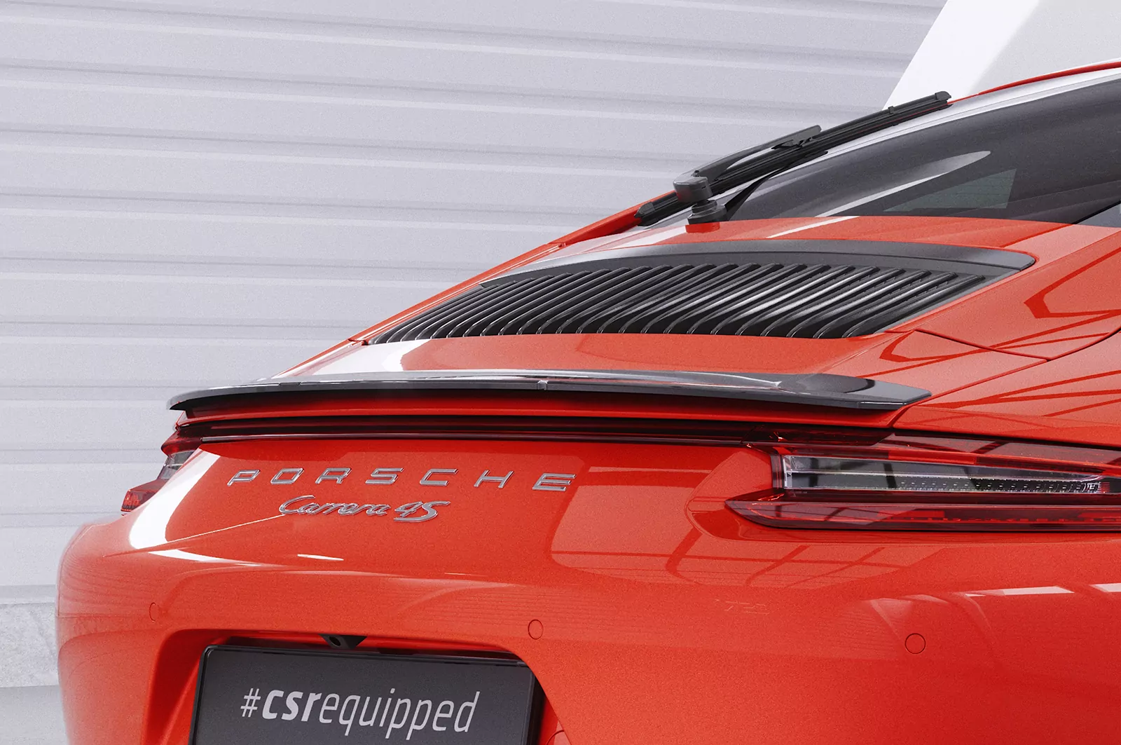 Heckflügel für Porsche 911/991 HF699 Strukturiert (schwarz matt)