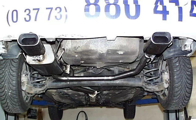 Opel Astra G Caravan  Endschalldämpfer Ausgang rechts/links - 135x80 Typ 53 rechts/links