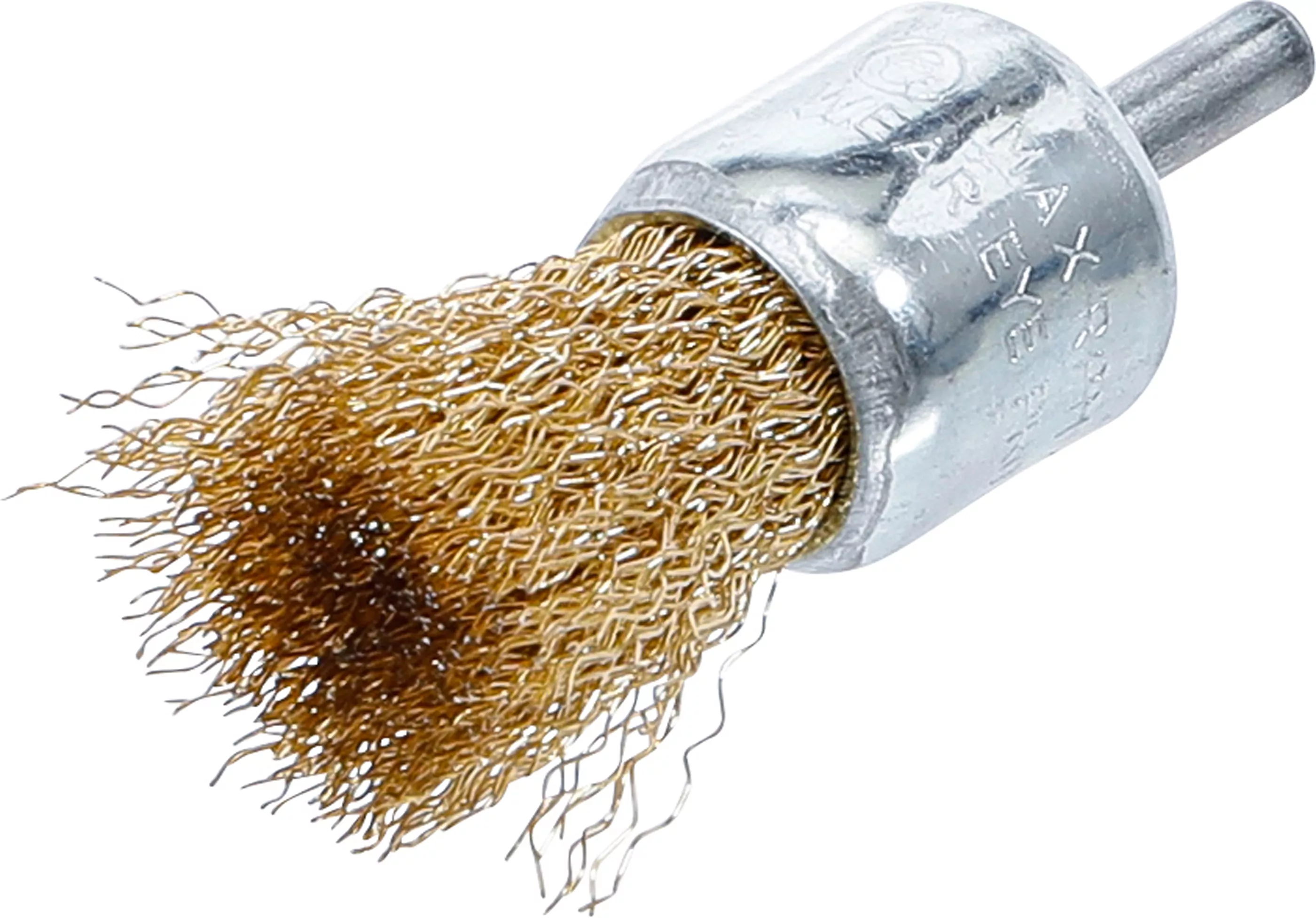 Pinsel-Drahtbürste | vermessingt | Ø 25 mm