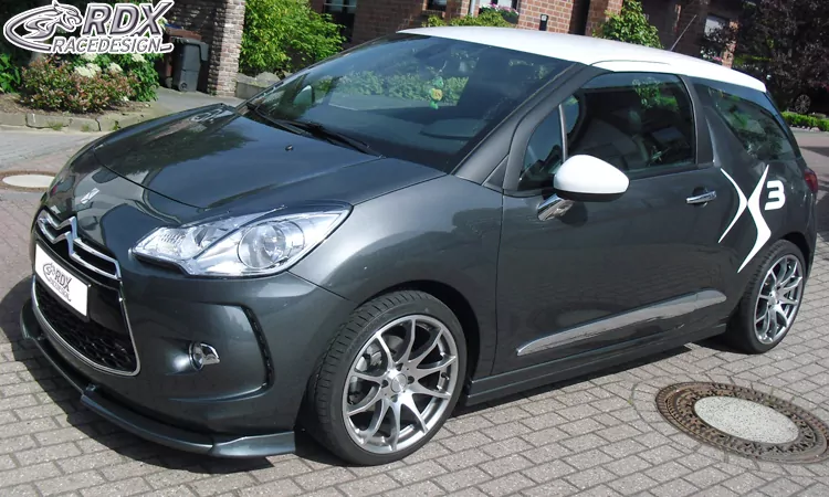 RDX Frontspoiler VARIO-X für CITROEN DS3 (2010-2016) Frontlippe Front Ansatz Vorne Spoilerlippe