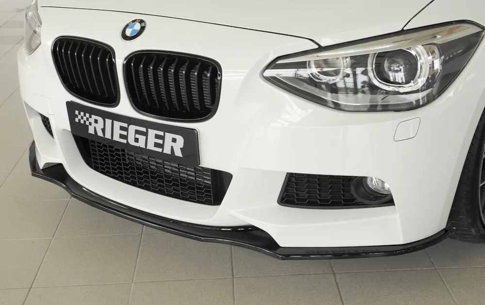 Rieger Spoilerschwert für BMW 1er F20  (1K4) | Lim. / 4-tür. 09.11-03.2015 (bis Facelift) für orig. M-Paket-Frontschürze