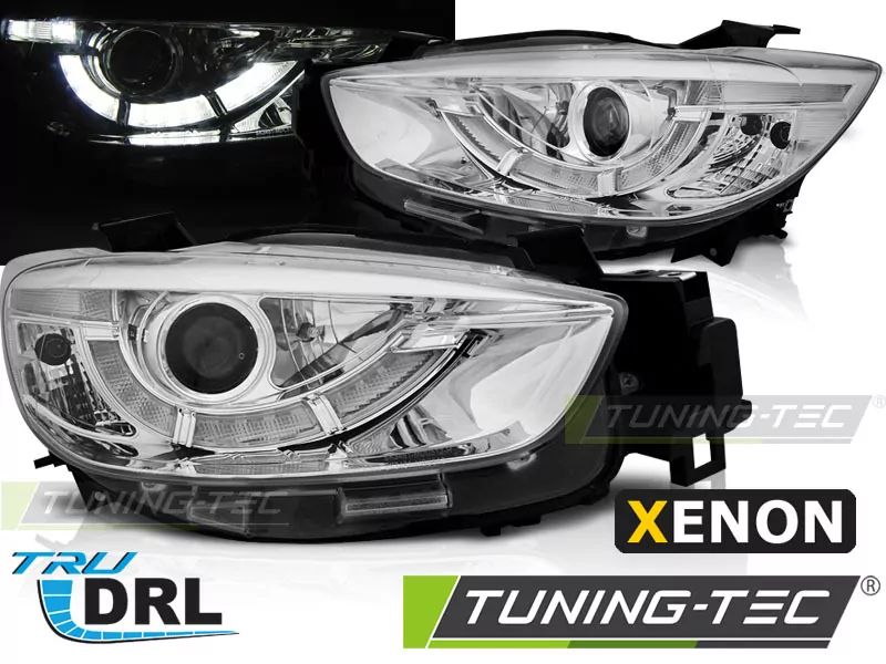 MAZDA CX5 11-15 CHROME TRUE DRL XENON