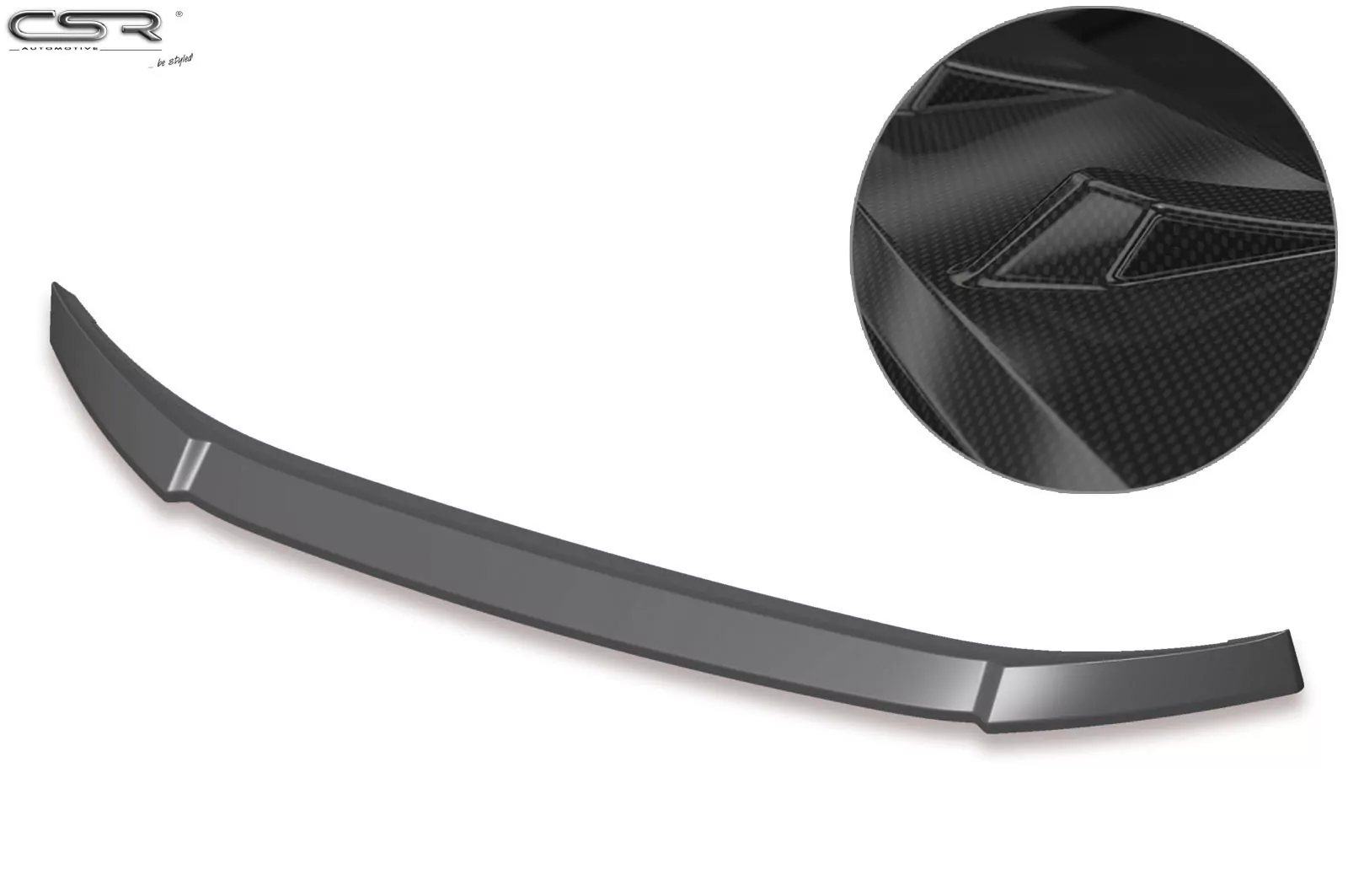 Cup-Spoilerlippe mit ABE für VW up! CSL354-C Carbon Look Hochglanz