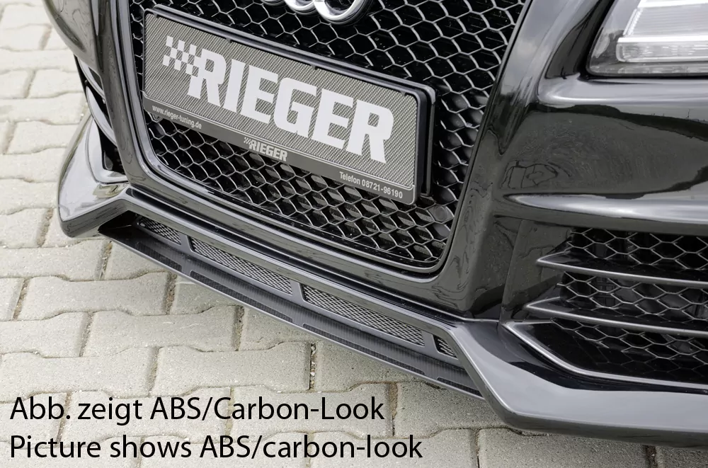 Rieger Spoilerschwert für Audi A5 (B8/B81) | Cabrio 06.07-07.11 (bis Facelift) für Spoilerstoßstange 55430/31/32/33