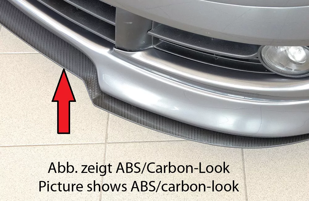 Rieger Spoilerschwert für VW Polo 5 (9N) | 3-tür. 00.06- (ab Facelift) Facelift, für Spoilerlippe 47121