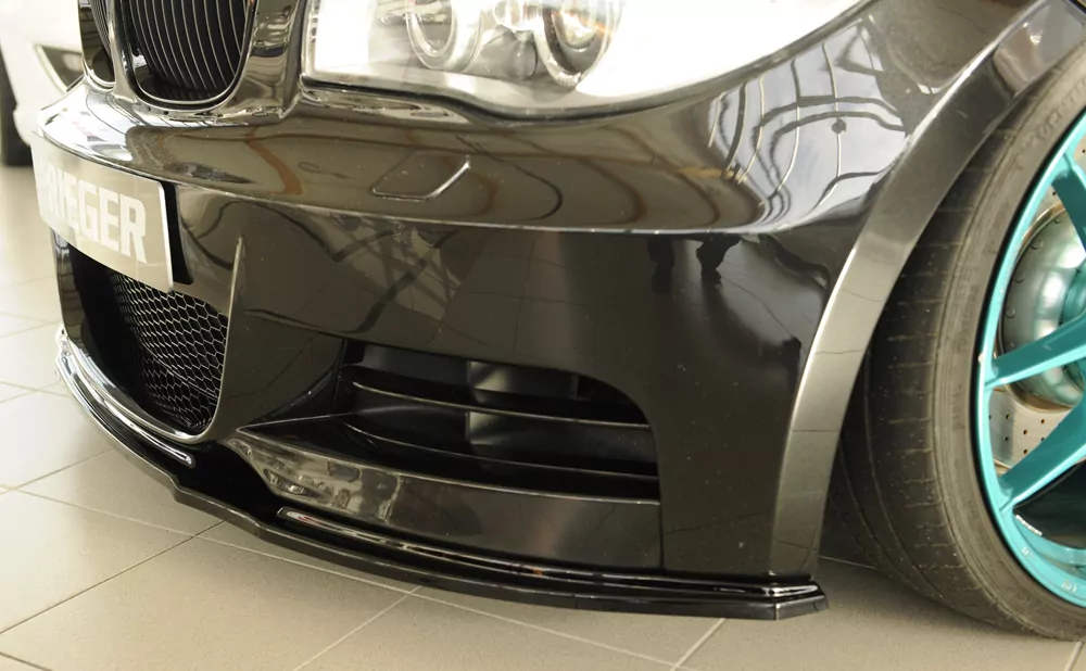 Rieger Spoilerschwert für BMW 1er E82, E88  (182 / 1C) | Coupé 10.07- nur für M-Paket-Frontschürze