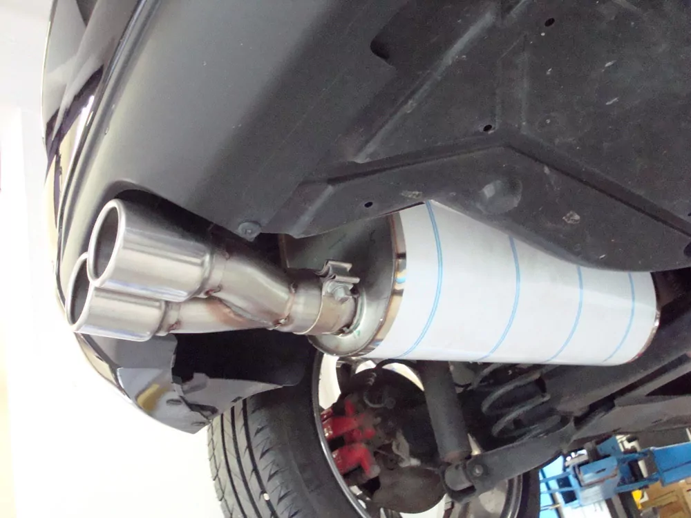 Citroen C4 Coupe  Endschalldämpfer - 2x80 Typ 13