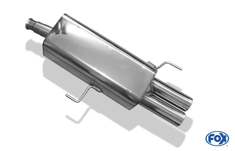 Audi 80 Typ B4 Limousine & Avant  Endschalldämpfer Ø63,5mm - 2x76 Typ 10