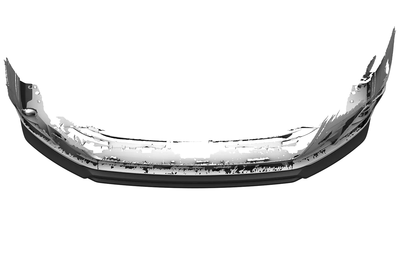 Cup-Spoilerlippe mit ABE für Audi A5 D5 (Typ 4N/F8) CSL867 Schwarz Strukturiert