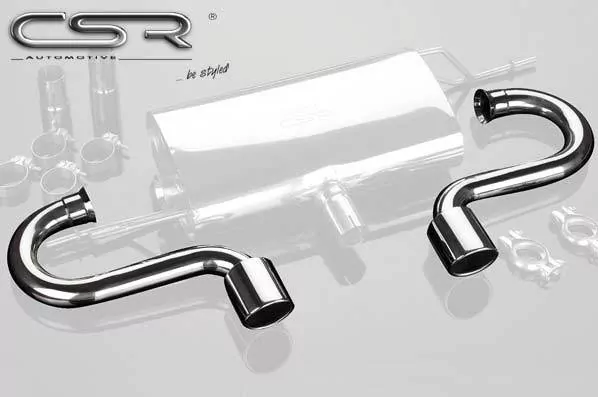 Endrohre Set (2 Stk.) für Sportauspuff ESD001 ZB099