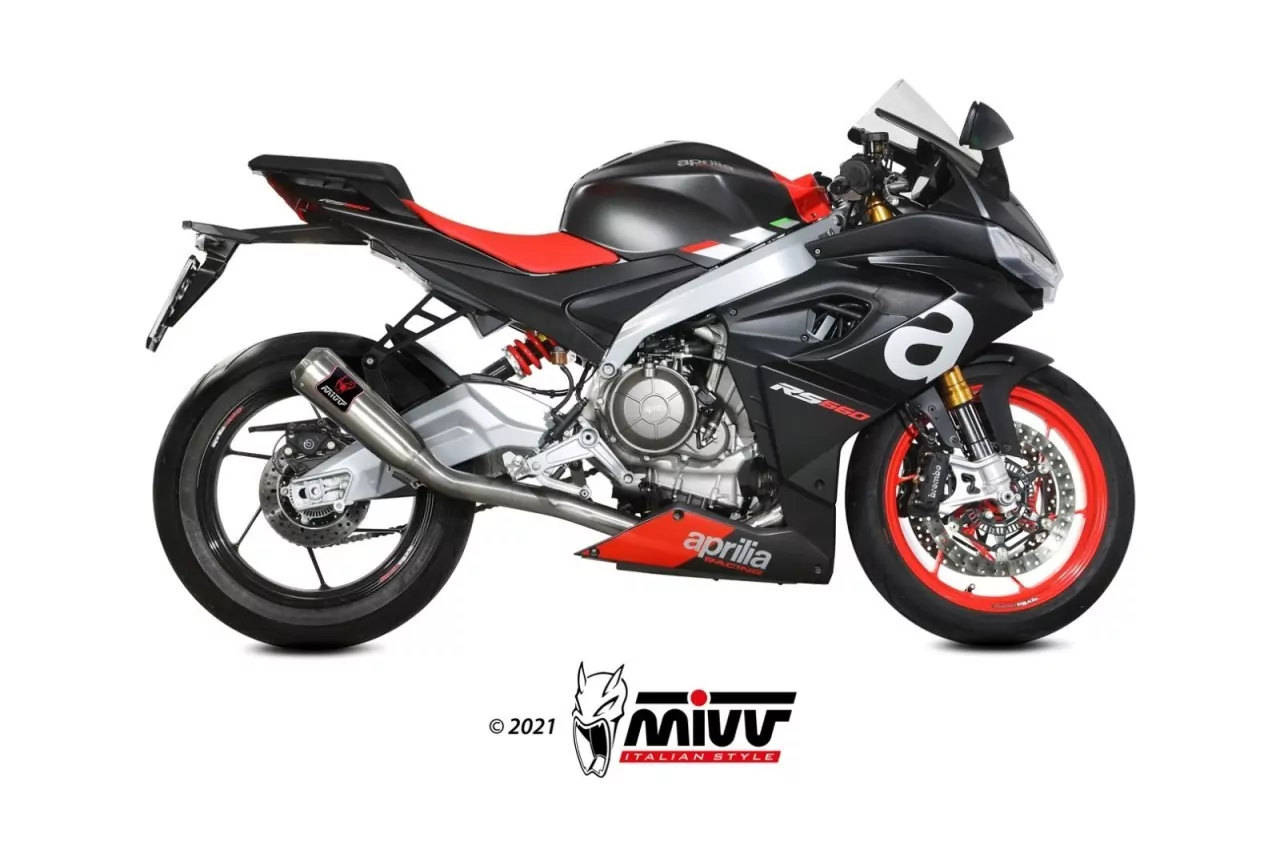MIVV Komplettanlage X-M1 Titan 2 In 1 APRILIA RS/TUONO 660 20-22
