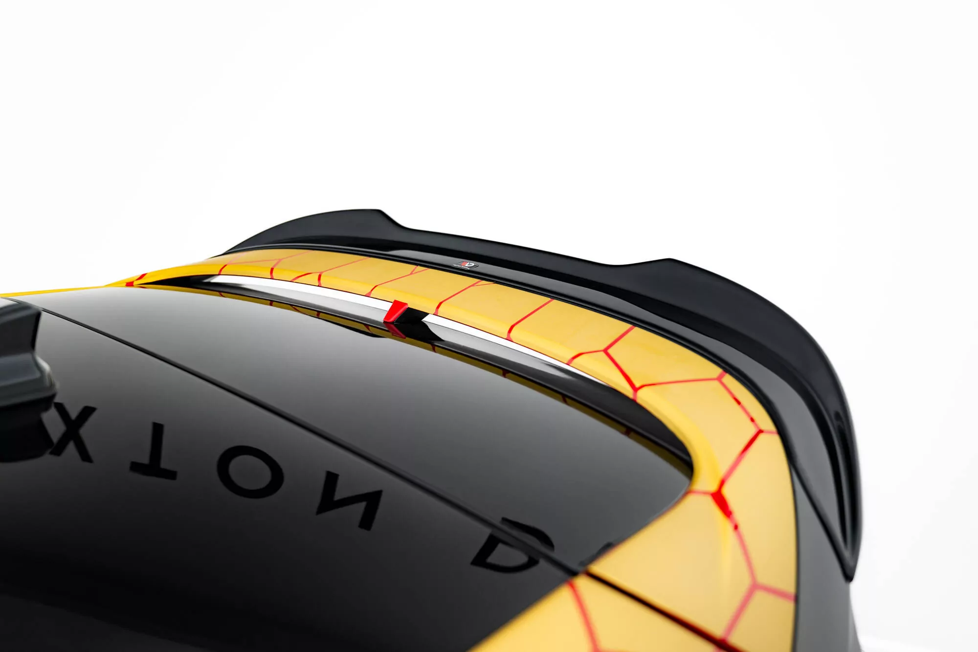 Spoiler CAP V.1 Für Volkswagen Golf 8 R-Performance / GTI Clubsport Schwarz Hochglanz