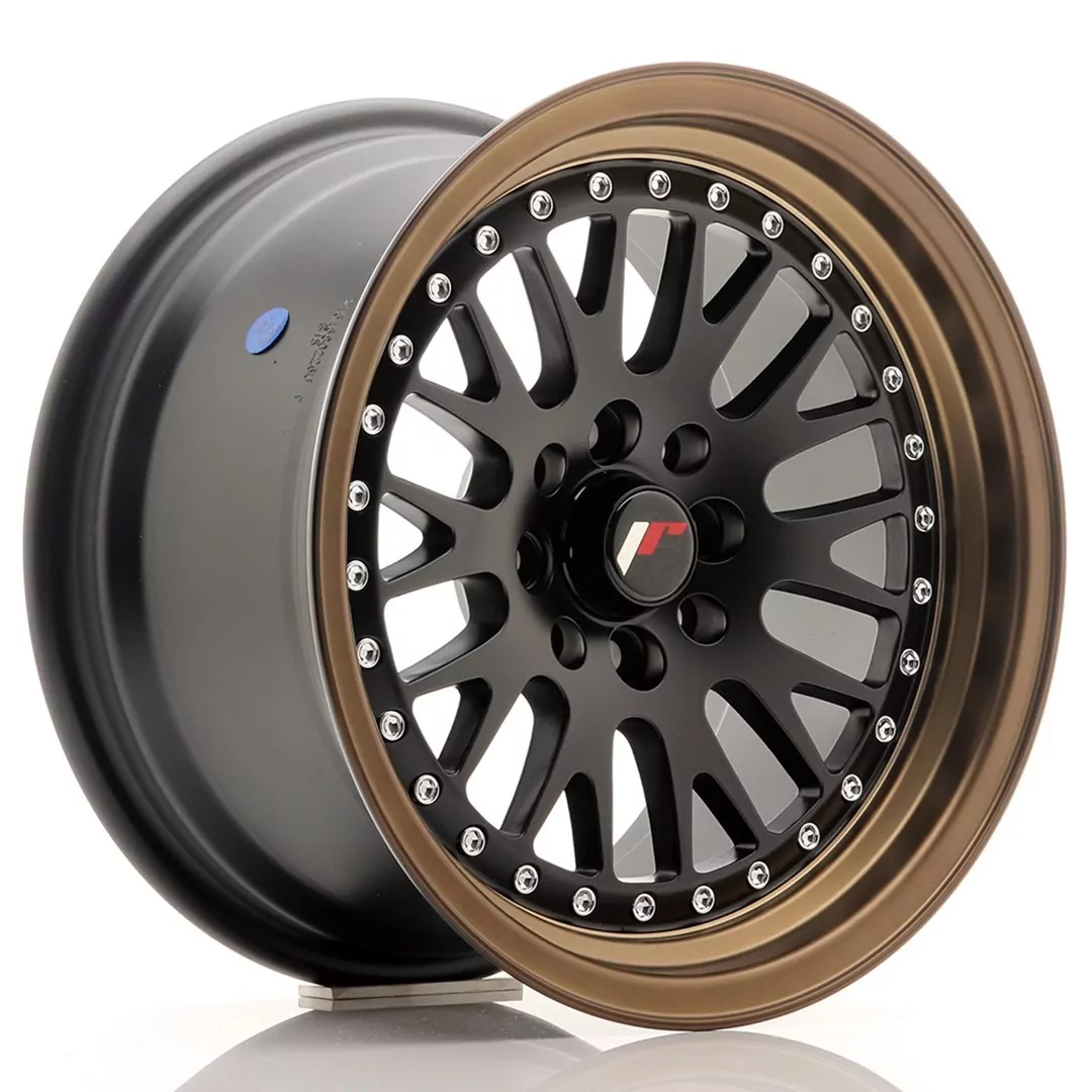 Japan Racing JR10 15x8 ET20 4x100/108 Black Flat Bronze