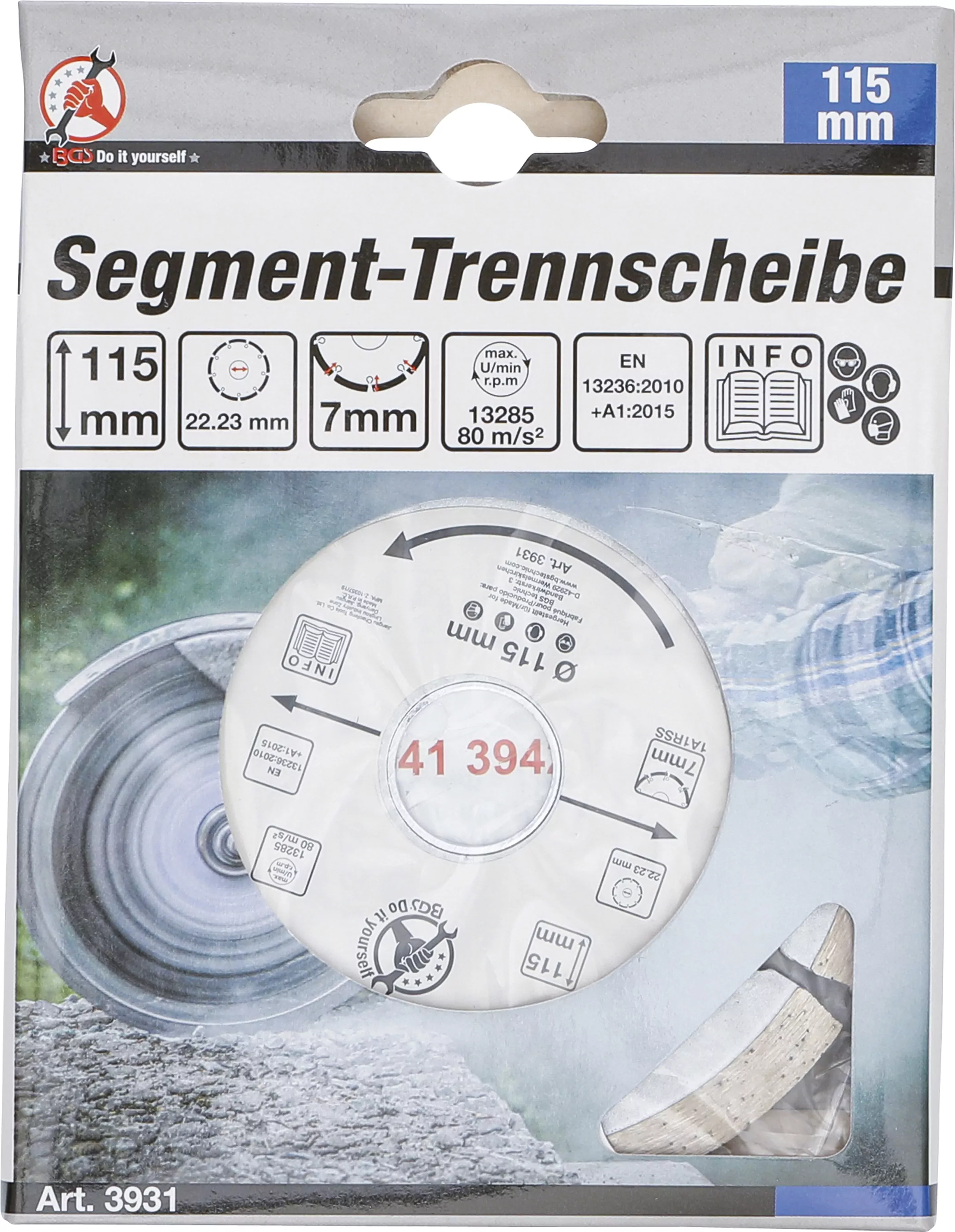 Segment-Trennscheibe | Ø 115 mm