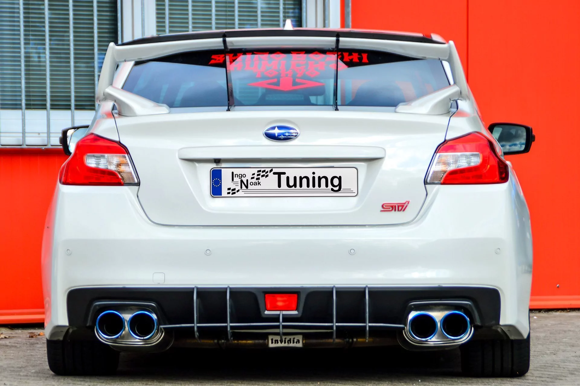 Gefräster Heckansatz Version 2 für Subaru Impreza WRX STi