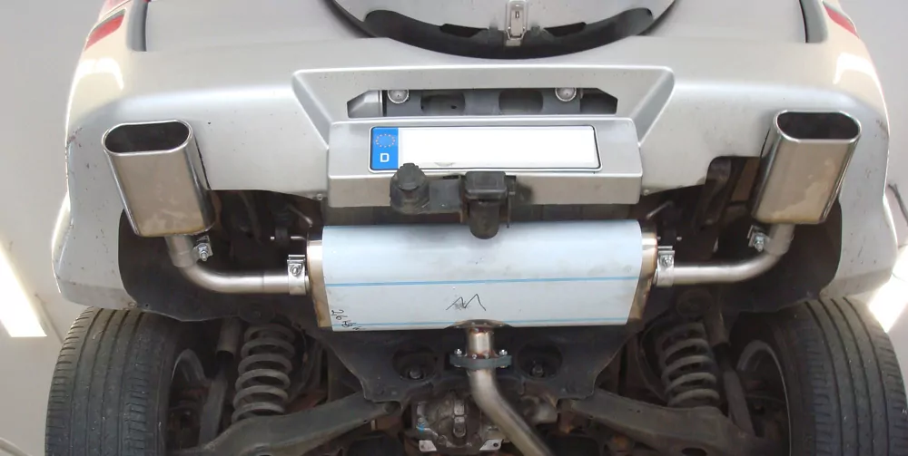 Suzuki Grand Vitara JT - 5-Türer  Endschalldämpfer quer Ausgang rechts/links - 160x80 Typ 52 rechts/links