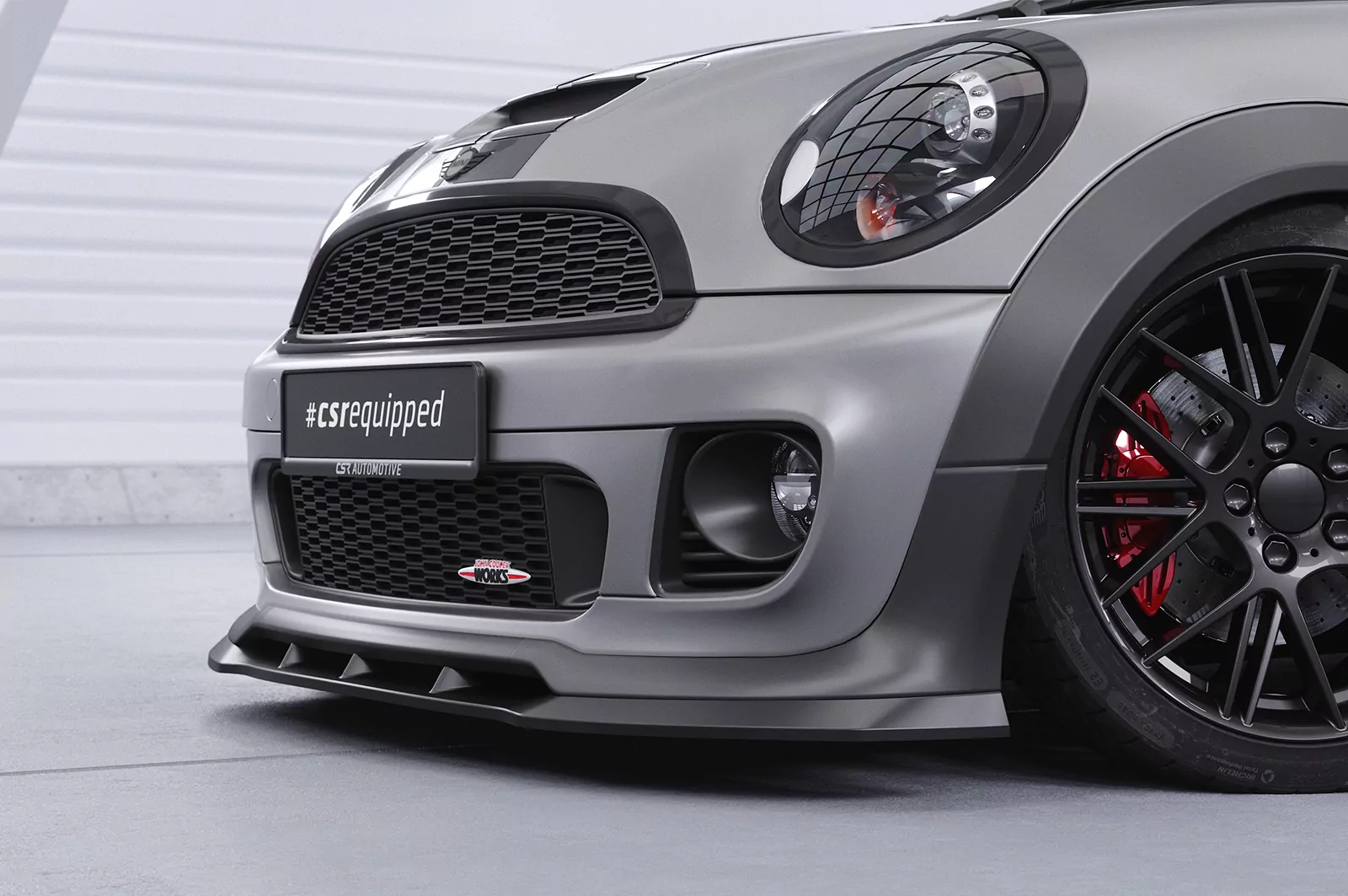 Cup-Spoilerlippe mit ABE für Mini Cooper Coupe JCW (R58/R59) CSL529 Schwarz Strukturiert