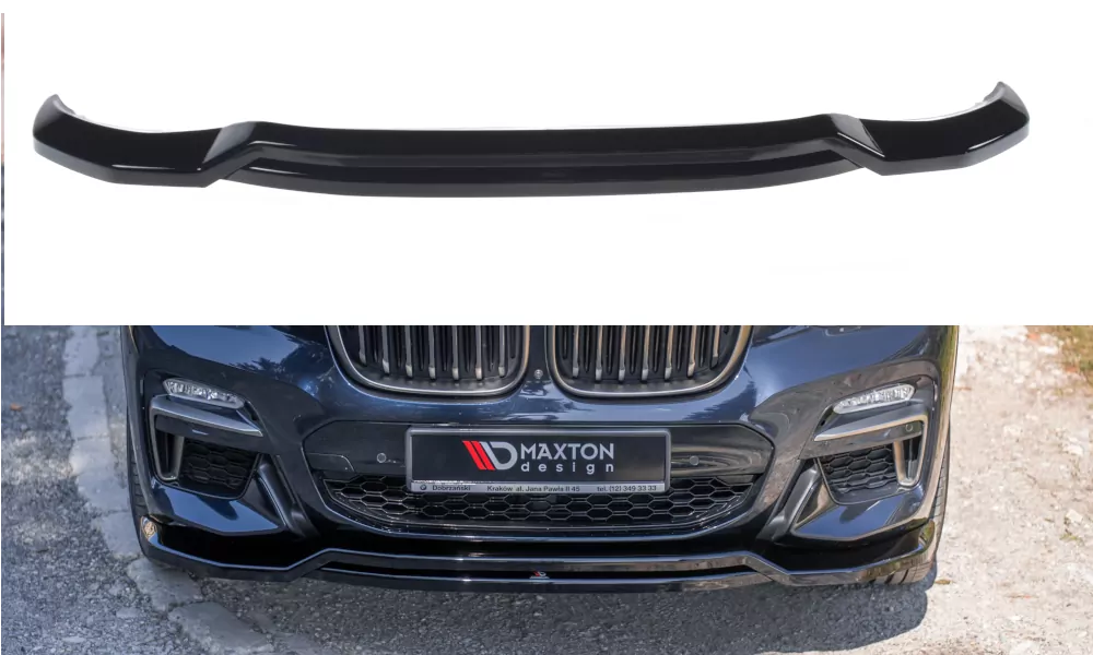 Front Ansatz Passend Für Passend Für BMW X4 M-Paket G02 Schwarz Hochglanz Schwarz Hochglanz