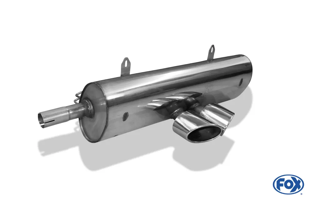 Porsche Boxster Typ 986  Endschalldämpfer mittig - 2x115x85 Typ 38 mittig