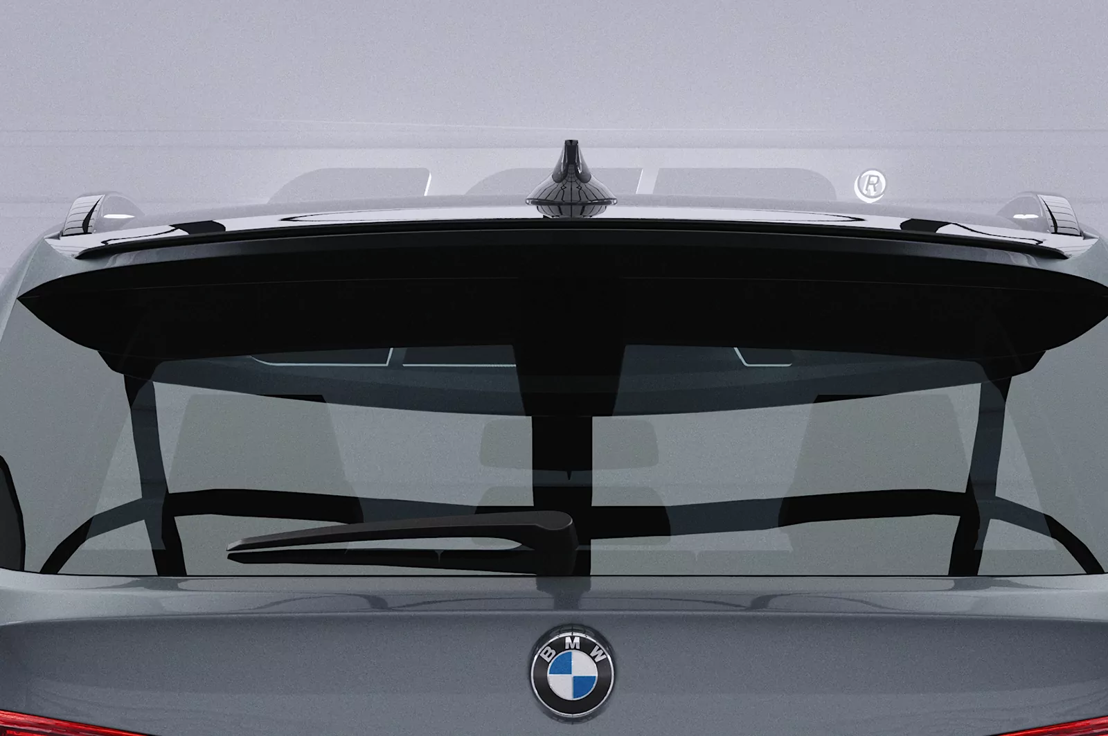 Heckflügel mit ABE für BMW 3er F31 Touring HF751 Strukturiert (schwarz matt)