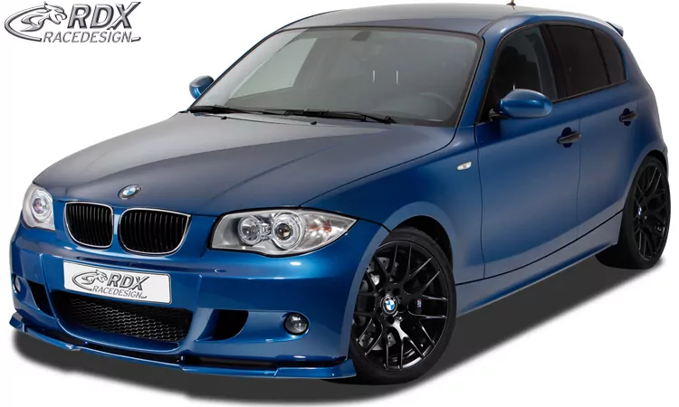 RDX Frontspoiler VARIO-X für BMW 1er E81 / E87 (M-Paket bzw. M-Technik Frontstoßstange) Frontlippe Front Ansatz Vorne Spoilerlippe