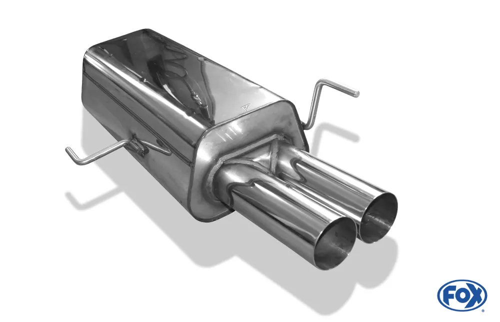 Audi 80 Typ B4 Limousine & Avant  Endschalldämpfer Ø63,5mm - 2x76 Typ 10
