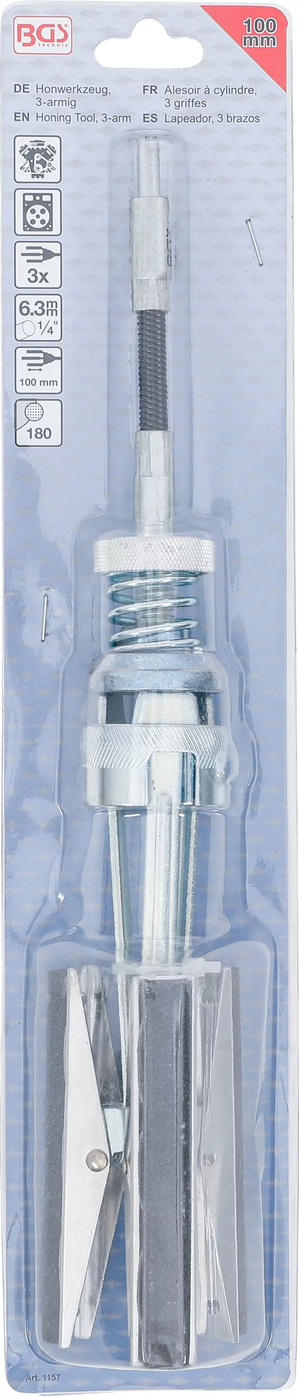 Honwerkzeug, 3-armig | Ø 58 - 168 mm | Backen 100 mm