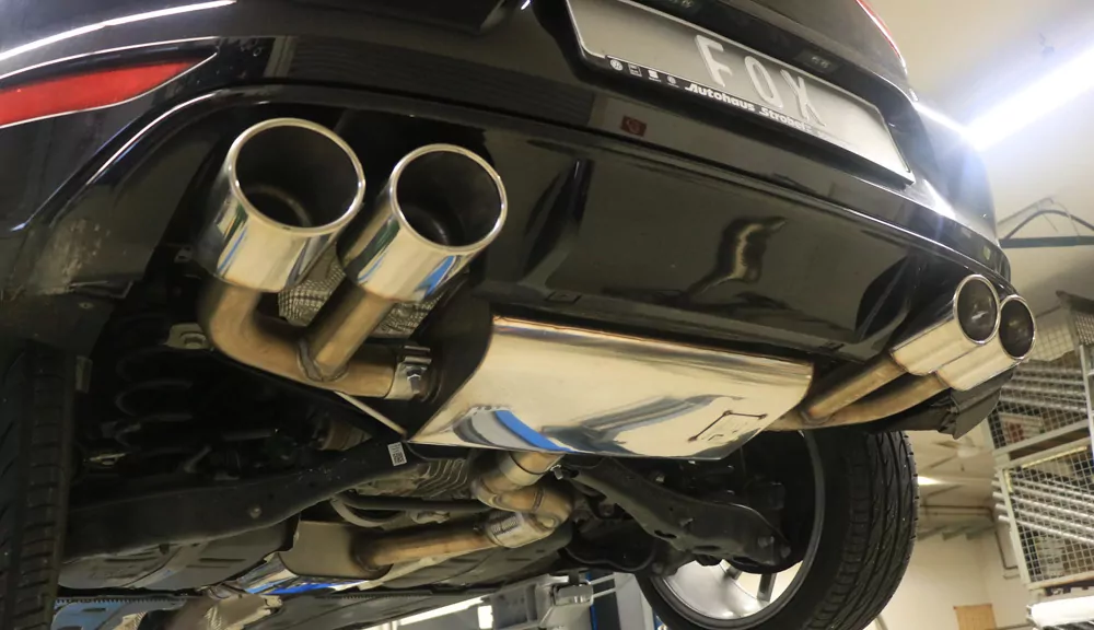 VW Golf VII R - 4-Motion  Endschalldämpfer rechts/links - 2x115x85 Typ 44 rechts/links