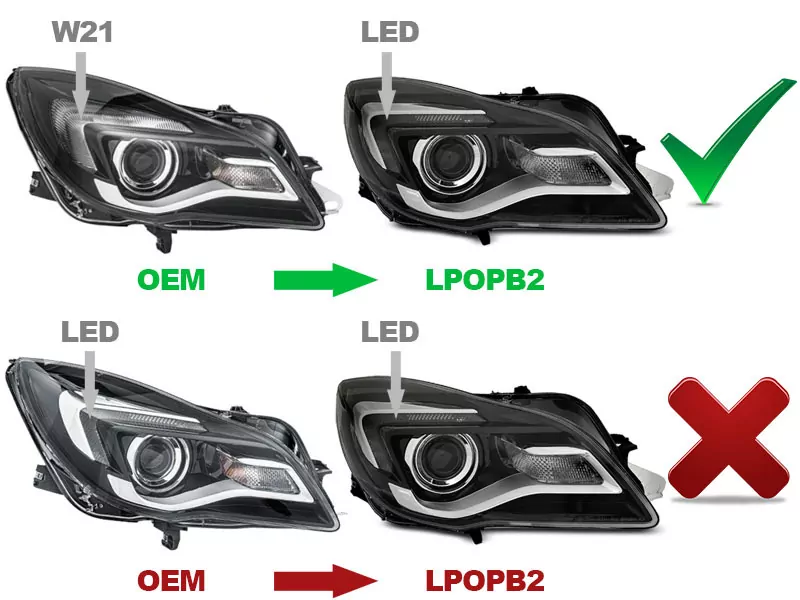 Opel Insignia 13-17 Black Led