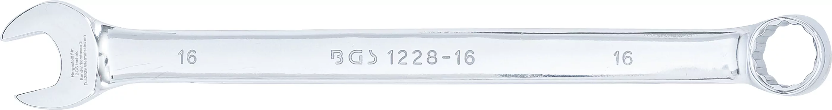 Maul-Ringschlüssel | extra lang | SW 16 mm