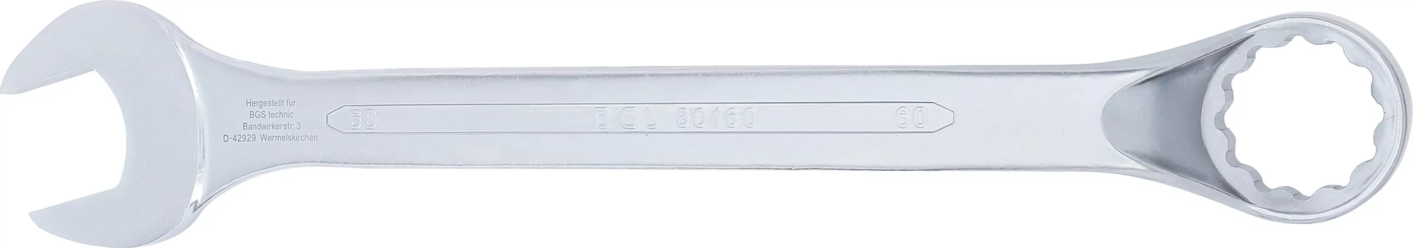 Maul-Ringschlüssel, gekröpft | SW 60 mm