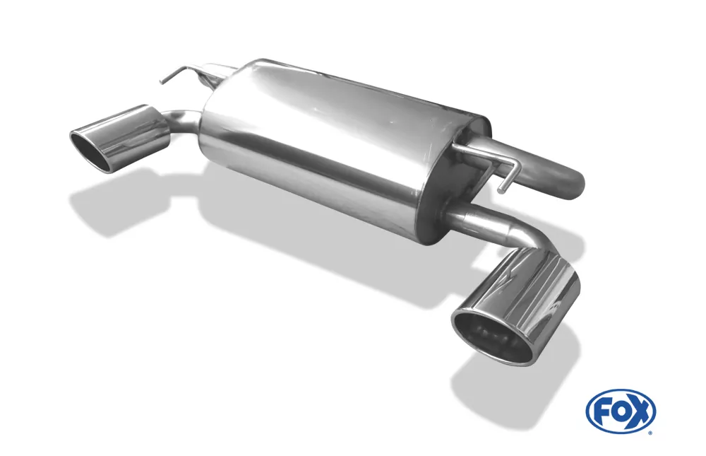 Nissan 370Z  Endschalldämpfer quer Ausgang rechts/links - 129x106 Typ 32 rechts/links