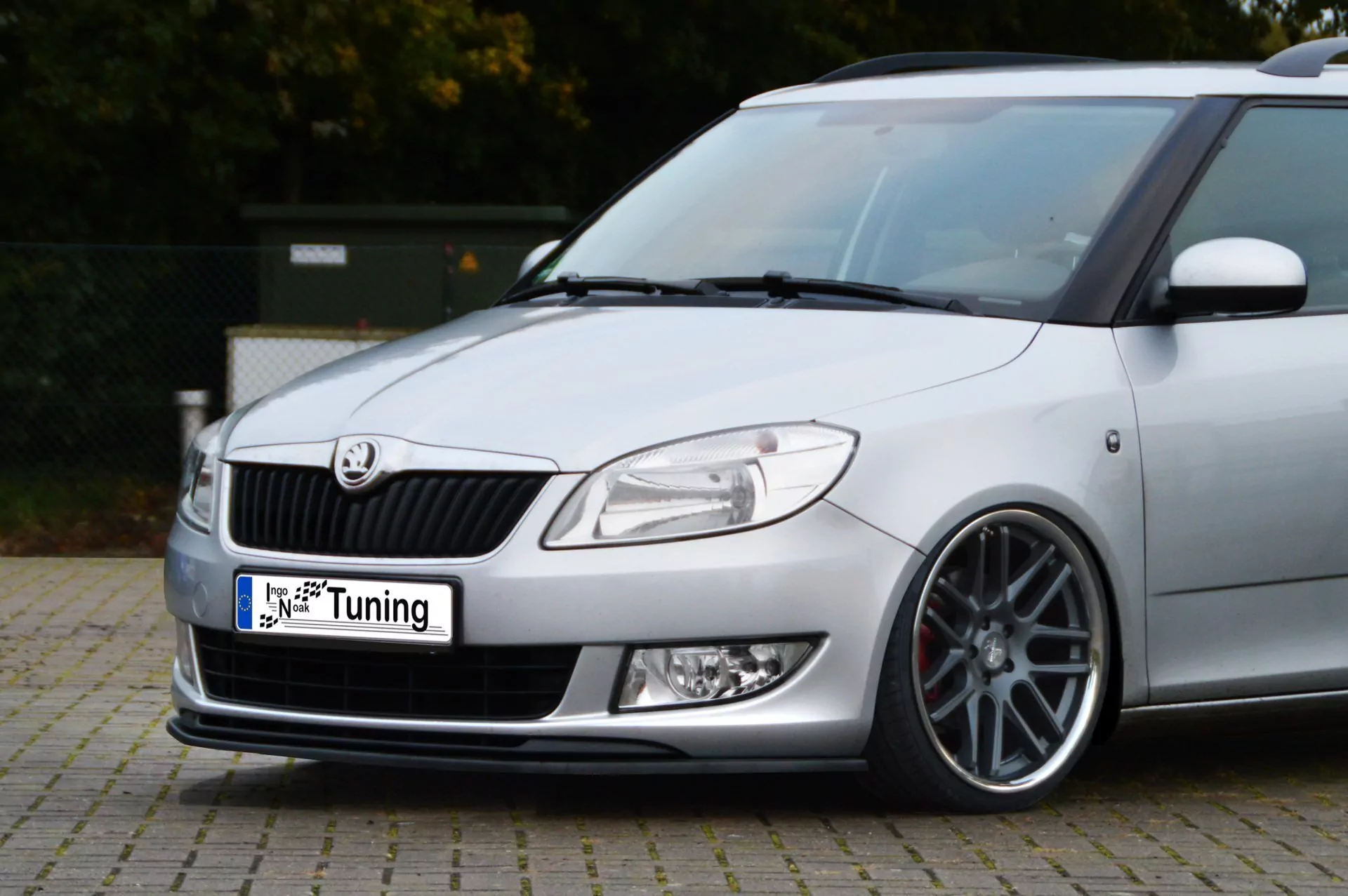 Cup Frontspoilerlippe für Skoda Fabia II Facelift