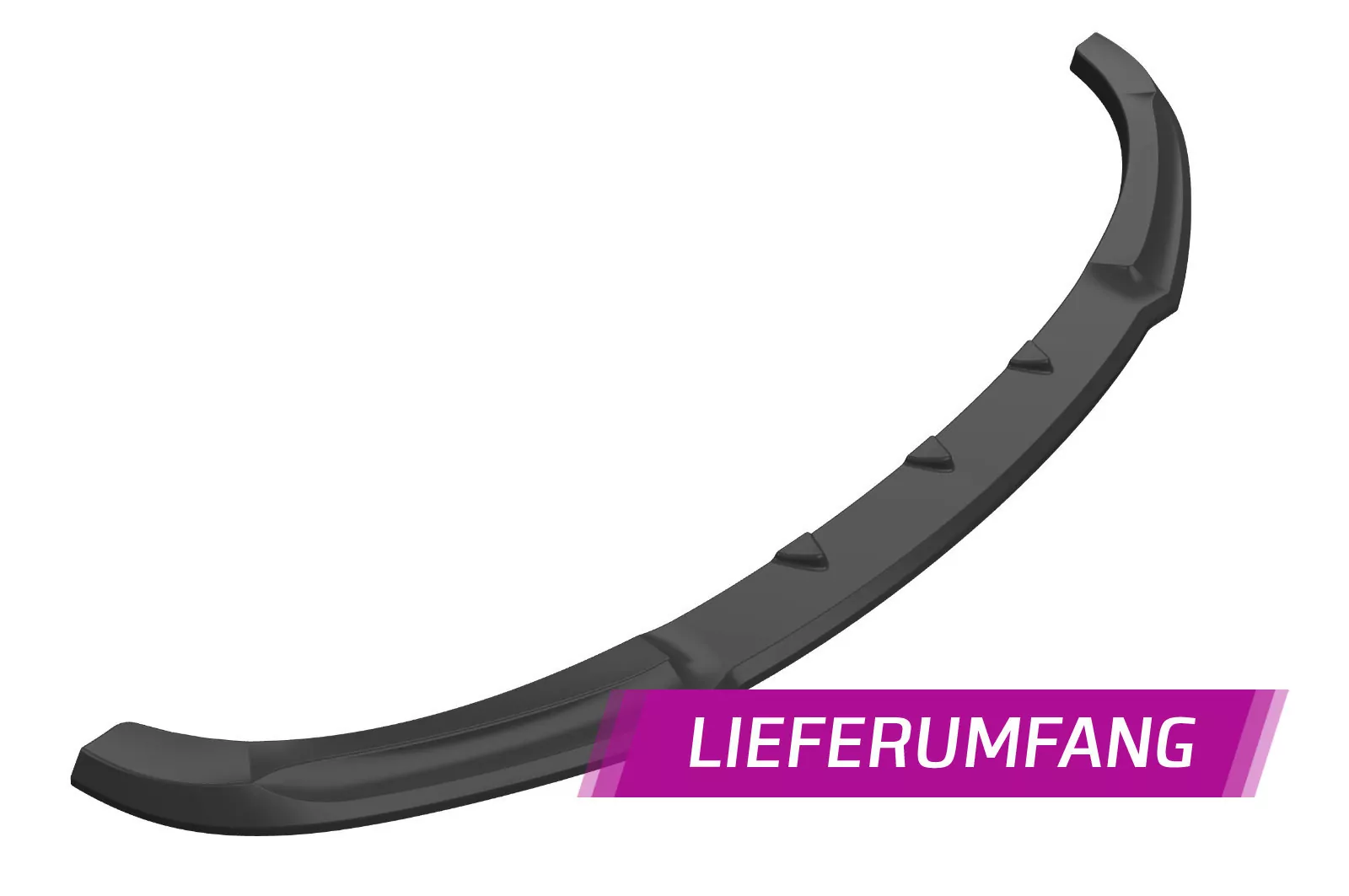 Cup-Spoilerlippe mit ABE für BMW 1er F20/F21 LCI CSL473-M Carbon Look (matt)