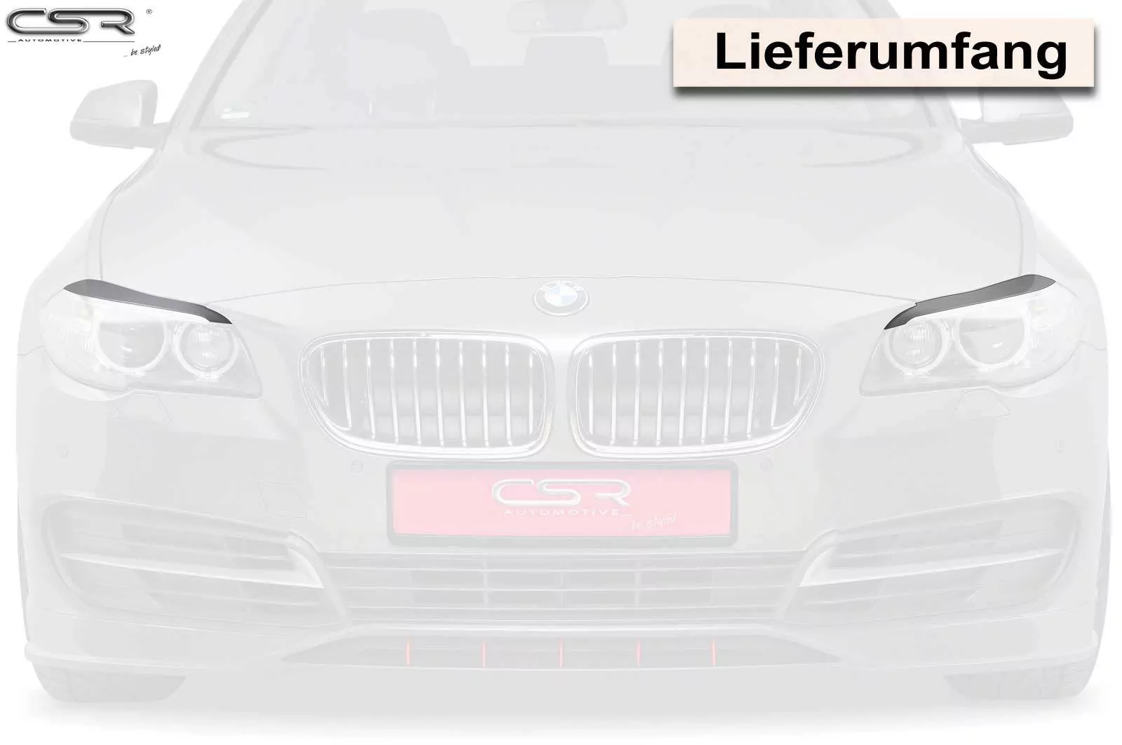Scheinwerferblenden für BMW 5er F10 F11 SB244