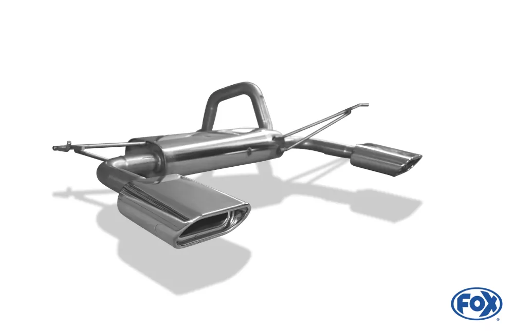 Toyota Yaris XP9F  Endschalldämpfer quer Ausgang rechts/links - 150x70 Typ 53 rechts/links