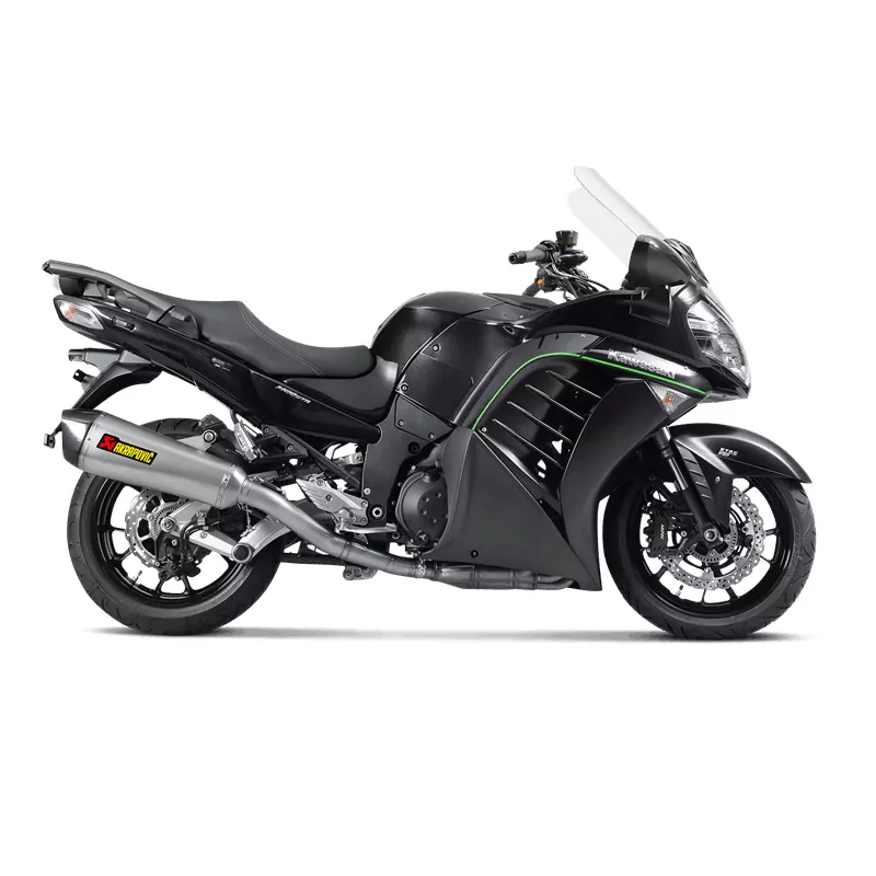 Akrapovic Slip-On Line (Titanium) Auspuff für Kawasaki 1400 GTR Modelljahr 2008-2017