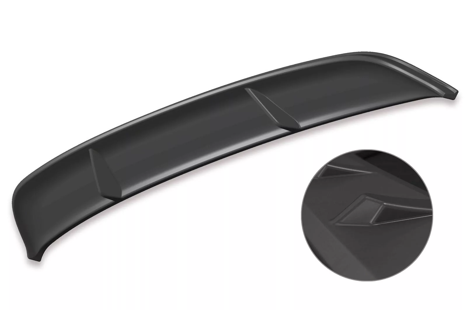 Heckansatz für VW Golf 7 Basis Lackierfreundlich (schwarz matt)